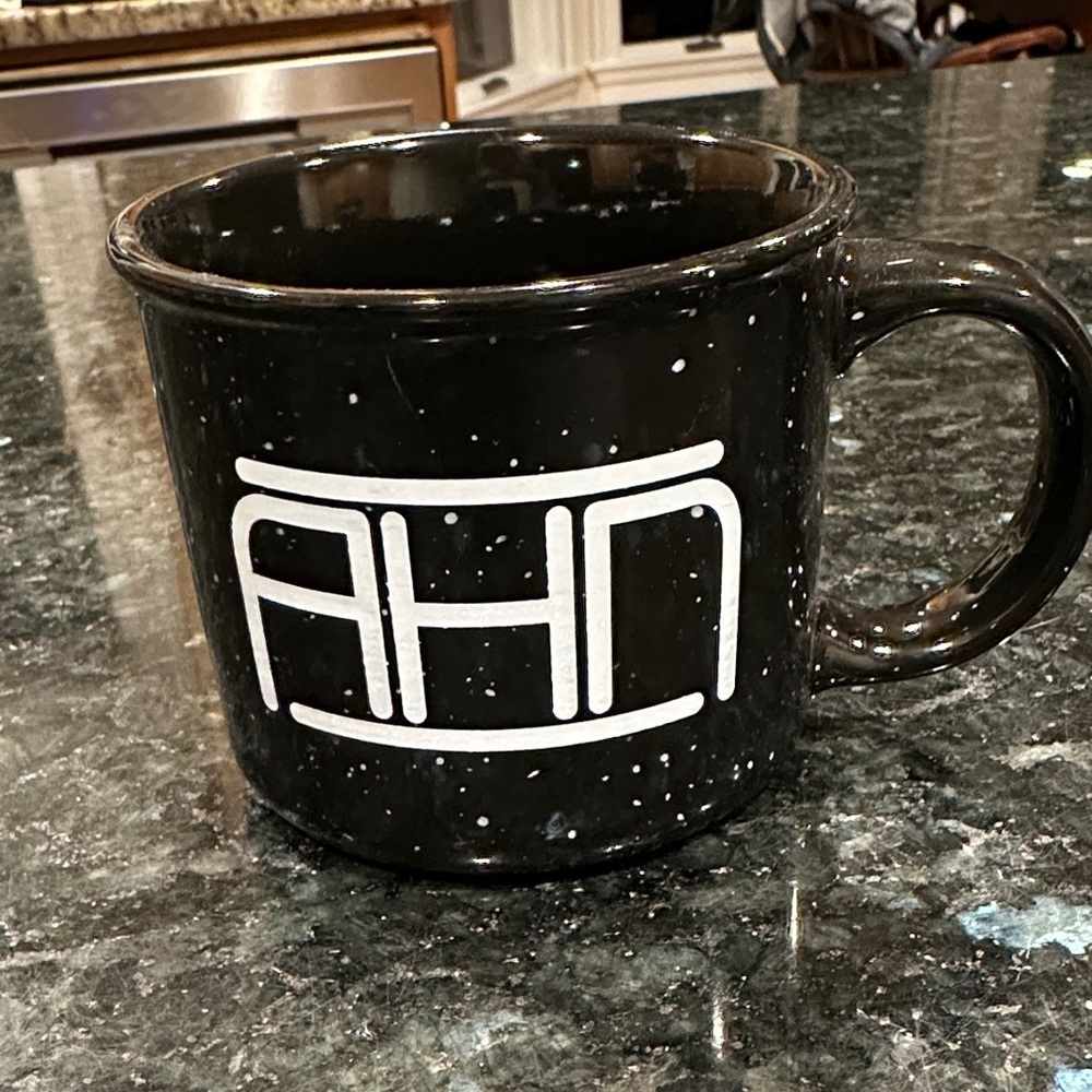 Black Speckled Mug